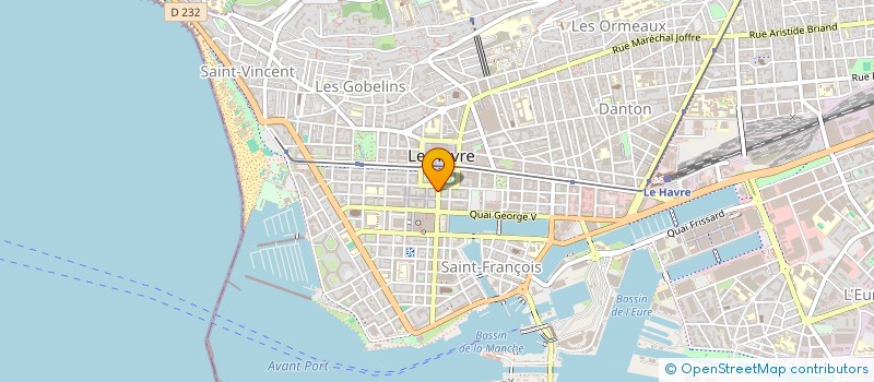 localisation de l'entreprise MONSIEUR JEAN BARON  LE HAVRE