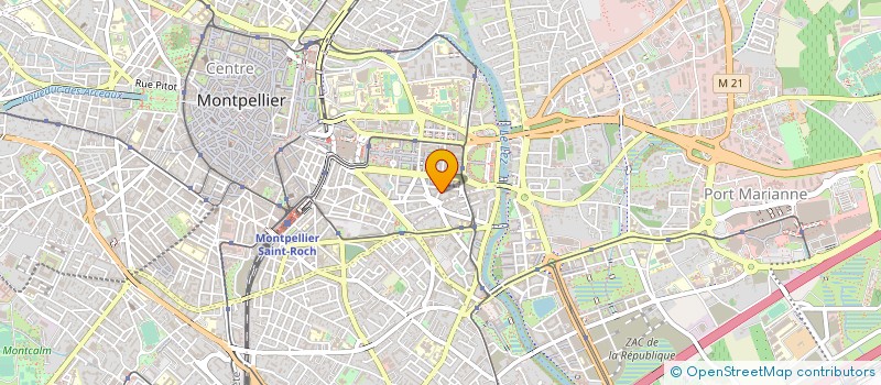 localisation de l'entreprise MONSIEUR JEAN BARON à MONTPELLIER