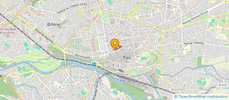 localisation de l'entreprise MONSIEUR JEAN BARON à PAU