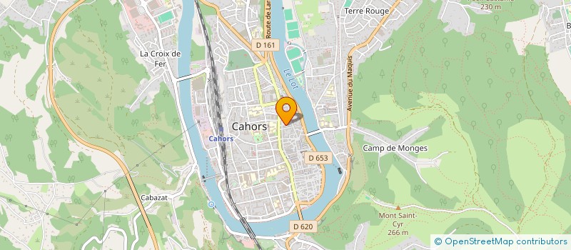 localisation de l'entreprise MONSIEUR JEAN BARON à CAHORS