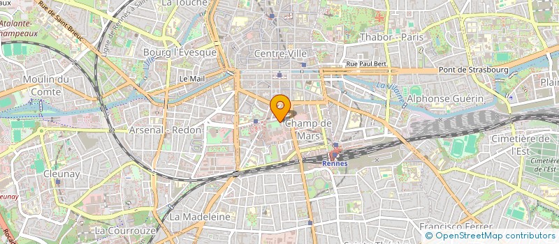 localisation de l'entreprise MONSIEUR JEAN BARON  RENNES