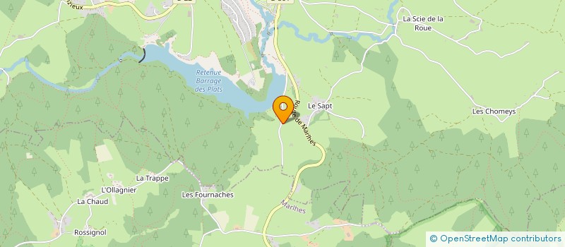 localisation de l'entreprise MONSIEUR JEAN BARRALLON  MARLHES