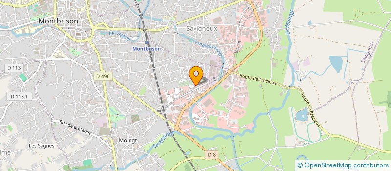 localisation de l'entreprise MONSIEUR JEAN BARRALON  MONTBRISON