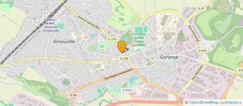 localisation de l'entreprise MONSIEUR JEAN BARRANGER à GONESSE