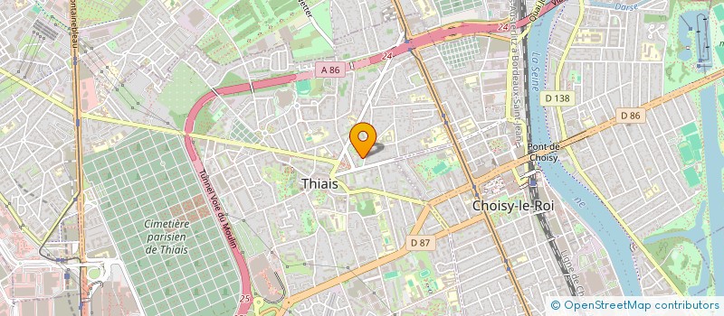 localisation de l'entreprise MONSIEUR JEAN BARRAS  THIAIS