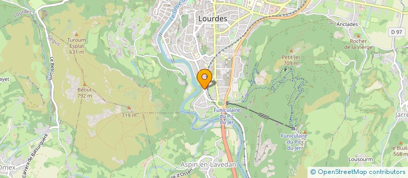 localisation de l'entreprise MONSIEUR JEAN BARRAU  LOURDES