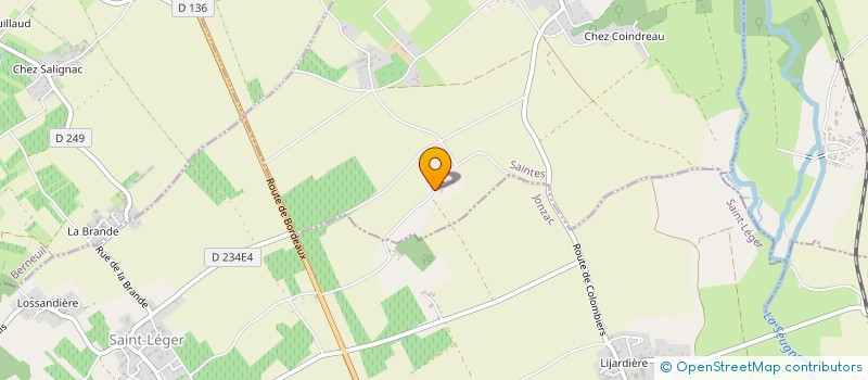 localisation de l'entreprise MONSIEUR JEAN BARRAUD à COLOMBIERS