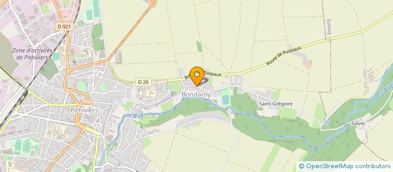 localisation de l'entreprise MONSIEUR JEAN BARRE  BONDAROY