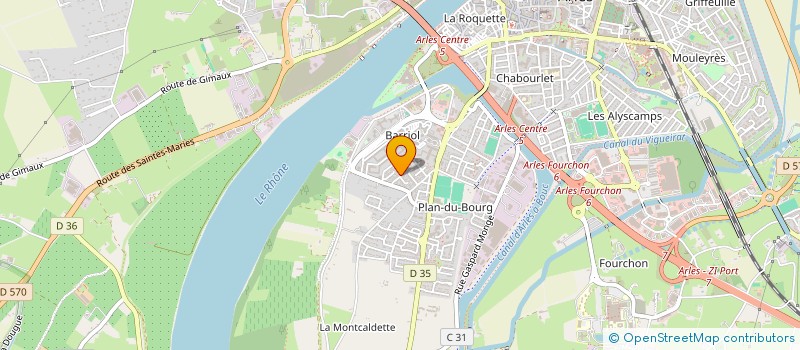 localisation de l'entreprise MONSIEUR JEAN BARRE à ARLES