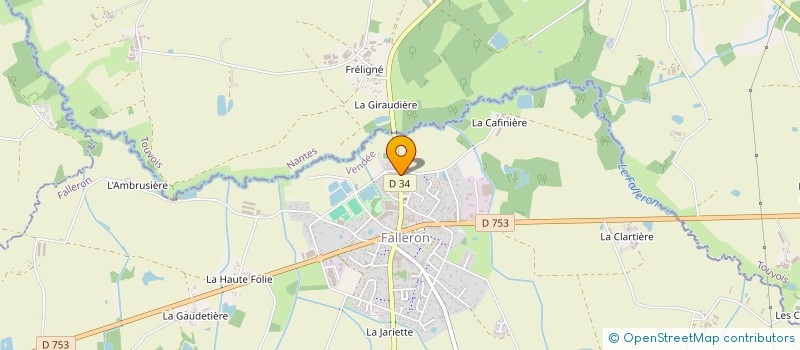 localisation de l'entreprise MONSIEUR JEAN BARRE  LA CHAPELLE-PALLUAU