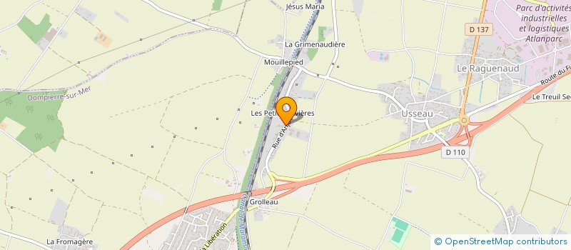 localisation de l'entreprise MONSIEUR JEAN BARREAUD  SAINTE-SOULLE