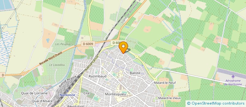 localisation de l'entreprise MONSIEUR JEAN BARRELON à NARBONNE