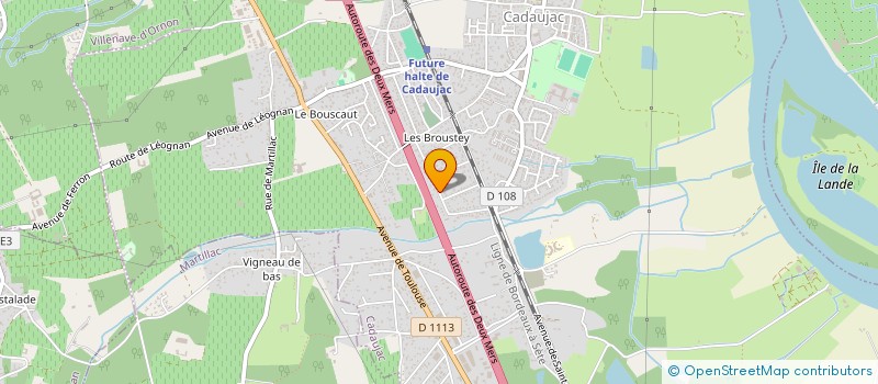 localisation de l'entreprise MONSIEUR JEAN BARRERE  CASTETS ET CASTILLON