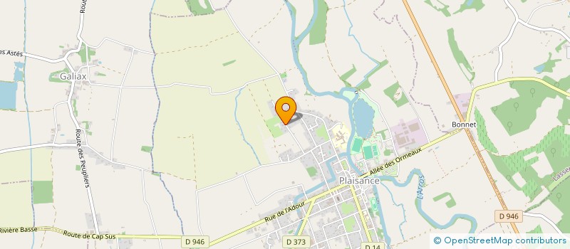 localisation de l'entreprise MONSIEUR JEAN BARRERE  PLAISANCE