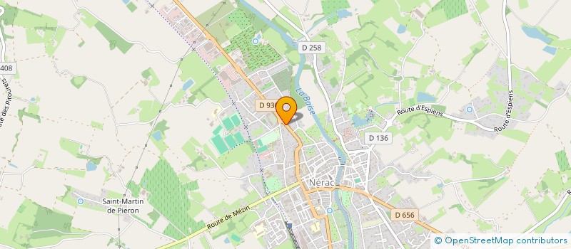 localisation de l'entreprise MONSIEUR JEAN BARRERE  NERAC