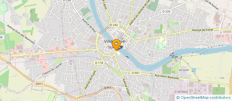 localisation de l'entreprise MONSIEUR JEAN BARRET  VILLENEUVE-SUR-LOT