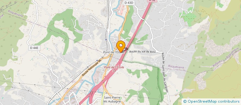 localisation de l'entreprise MONSIEUR JEAN BARRIELLE  ROQUEVAIRE