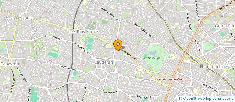 localisation de l'entreprise MONSIEUR JEAN BARRIER à BORDEAUX
