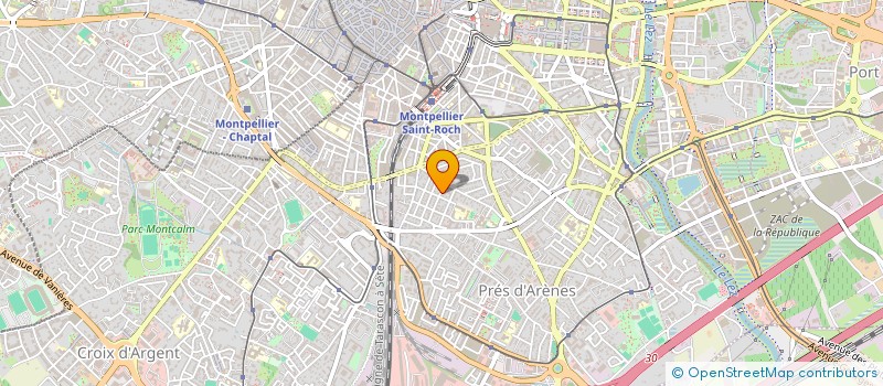 localisation de l'entreprise MONSIEUR JEAN BARRIERE à MONTPELLIER