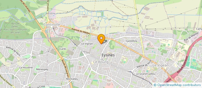 localisation de l'entreprise MONSIEUR JEAN BARRIERE  EYSINES