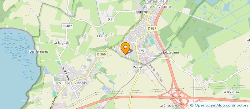 localisation de l'entreprise MONSIEUR JEAN BARRILIER  SAINT-PERE-MARC-EN-POULET