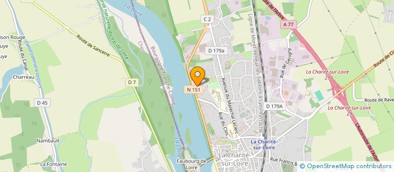 localisation de l'entreprise MONSIEUR JEAN BARRIOL à LA CHARITE-SUR-LOIRE