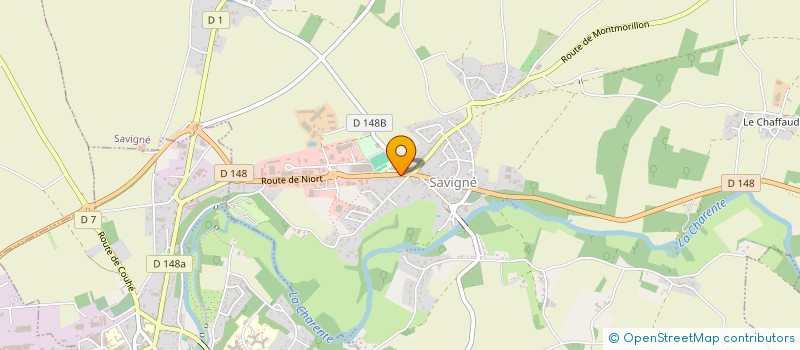 localisation de l'entreprise MONSIEUR JEAN BARRUSSEAU  SAINT-GAUDENT