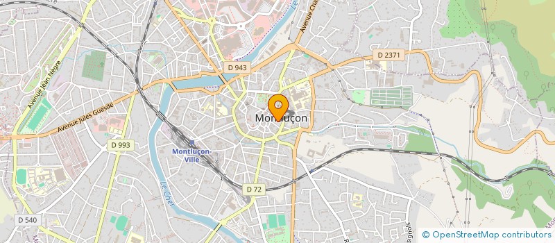 localisation de l'entreprise MONSIEUR JEAN BARSE  MONTLUCON