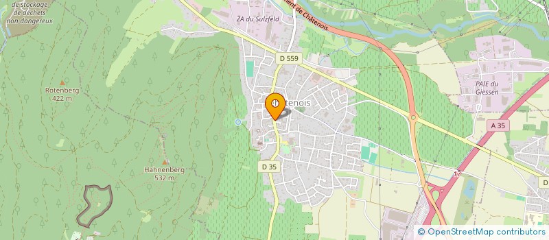 localisation de l'entreprise MONSIEUR JEAN BARTH  CHATENOIS