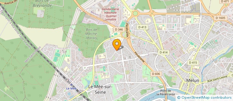 localisation de l'entreprise MONSIEUR JEAN BARTHE  BOISSISE-LA-BERTRAND