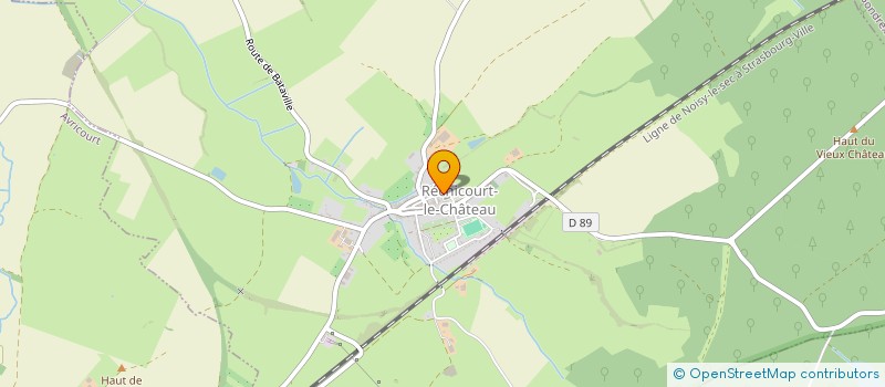 localisation de l'entreprise MONSIEUR JEAN BARTHEL  AVRICOURT