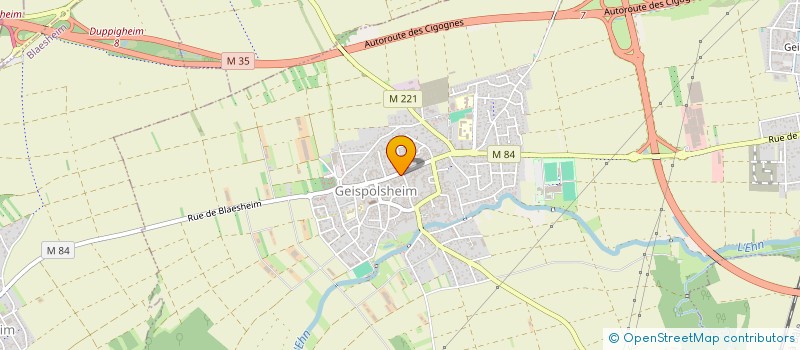 localisation de l'entreprise MONSIEUR JEAN BARTHEL  GEISPOLSHEIM