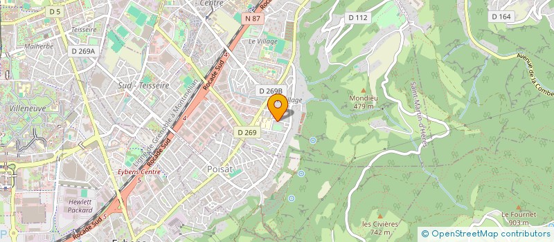 localisation de l'entreprise MONSIEUR JEAN BARTHELEMY  SAINT-MARTIN-D'HERES