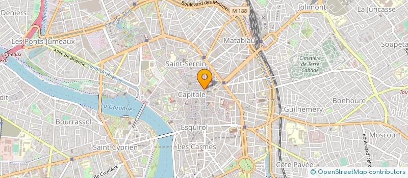 localisation de l'entreprise MONSIEUR JEAN-BARTHELEMY MARIS  TOULOUSE