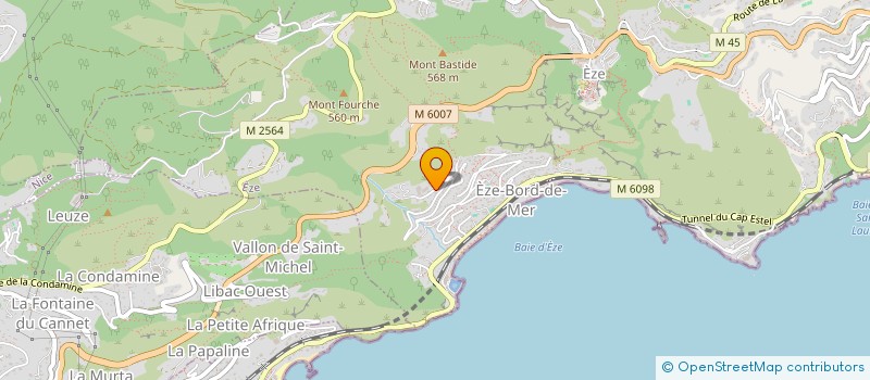 localisation de l'entreprise MONSIEUR JEAN BARTHELEMY VAUTEL  EZE