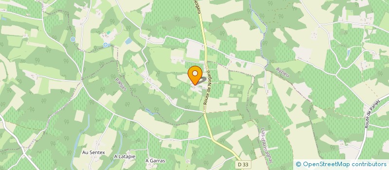 localisation de l'entreprise MONSIEUR JEAN BARTHEROTTE  LIAS D'ARMAGNAC