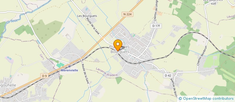 localisation de l'entreprise MONSIEUR JEAN BARTHES à LASSERRE-PRADERE