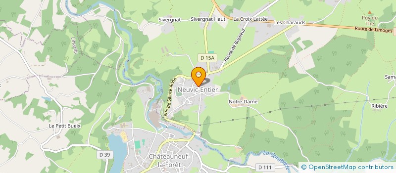 localisation de l'entreprise MONSIEUR JEAN BARTHOUT à NEUVIC-ENTIER