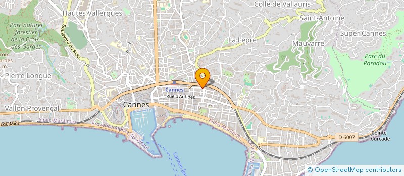 localisation de l'entreprise MONSIEUR JEAN BARTLINSKI à CANNES