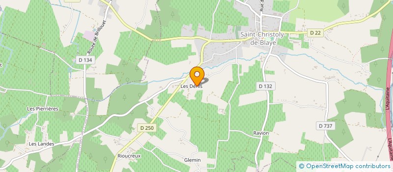 localisation de l'entreprise MONSIEUR JEAN BASCLE  SAINT-CHRISTOLY-DE-BLAYE