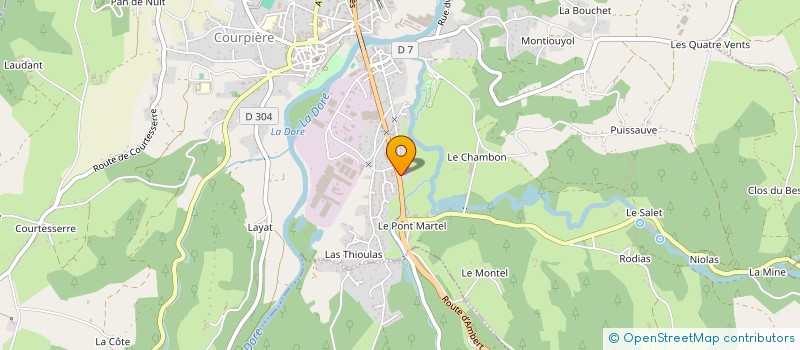 localisation de l'entreprise MONSIEUR JEAN BASCOULERGUE à COURPIERE