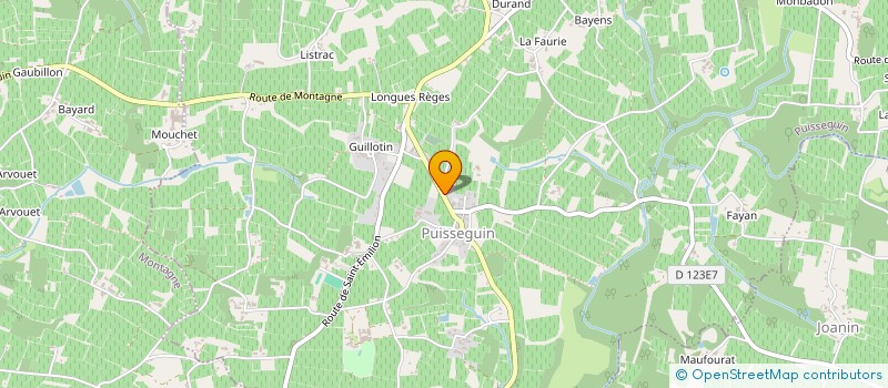 localisation de l'entreprise MONSIEUR JEAN BASSAC  PUISSEGUIN