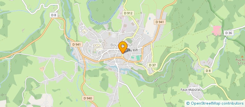 localisation de l'entreprise MONSIEUR JEAN BASSALERT à BOURGANEUF
