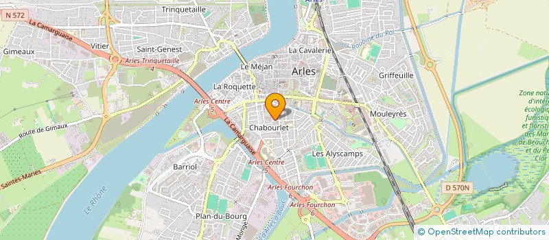 localisation de l'entreprise MONSIEUR JEAN BASSANINO  ARLES