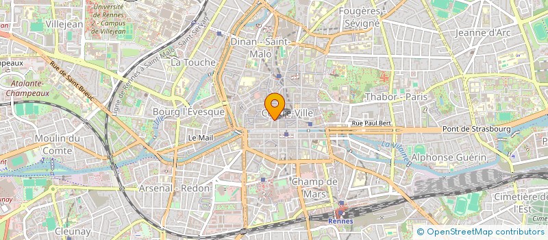 localisation de l'entreprise MONSIEUR JEAN BASSARD  RENNES