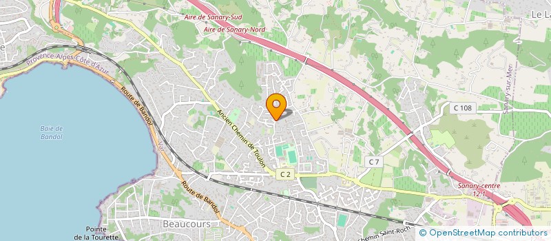 localisation de l'entreprise MONSIEUR JEAN BASSIER à SANARY-SUR-MER