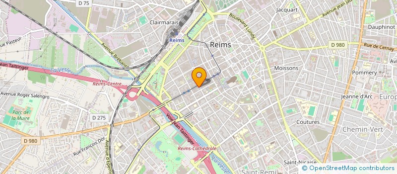 localisation de l'entreprise MONSIEUR JEAN BASSOMPIERRE  REIMS