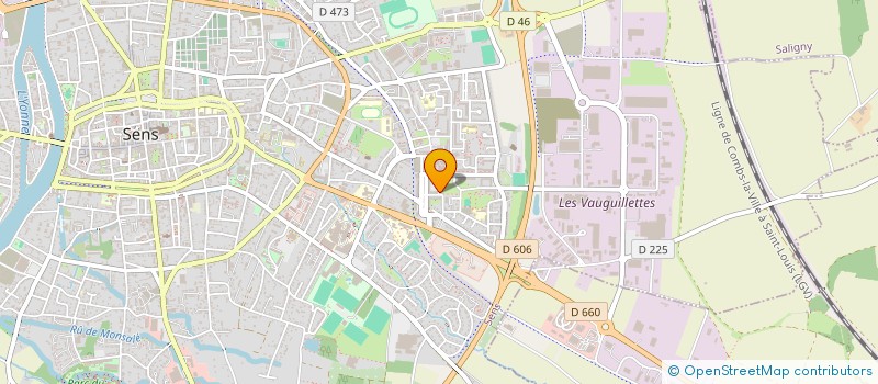 localisation de l'entreprise MONSIEUR JEAN BASSOUMBA  SENS