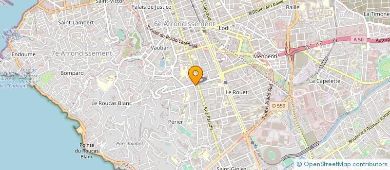 localisation de l'entreprise MONSIEUR JEAN BASTIANI à MARSEILLE
