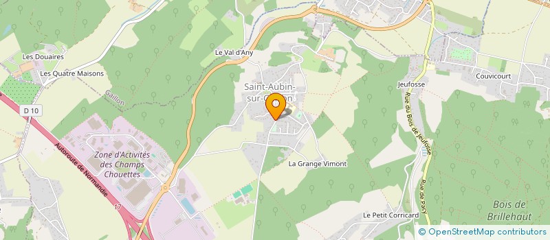 localisation de l'entreprise MONSIEUR JEAN-BASTIEN PREVOTS  SAINT-AUBIN-SUR-GAILLON